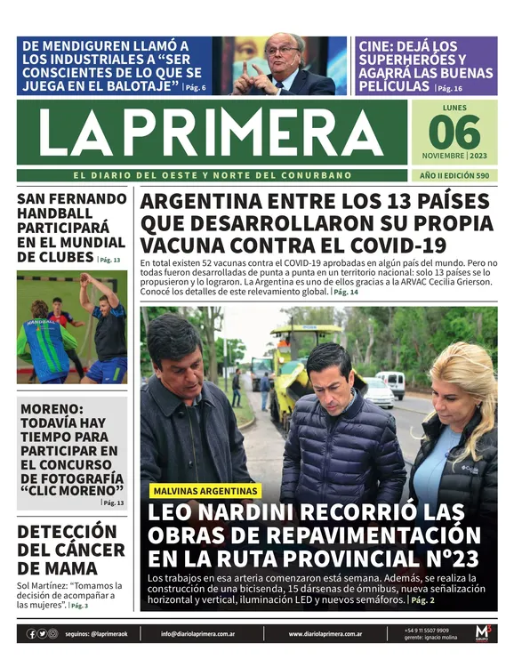 Tapa La Primera 06-11-2023_page-0001