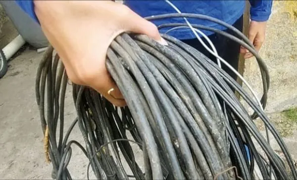 NOTA 1 ROBO DE CABLES
