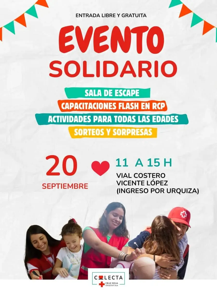 Cruz Roja Argentina lanza su Colecta Anual 2025 con una jornada en Vicente López