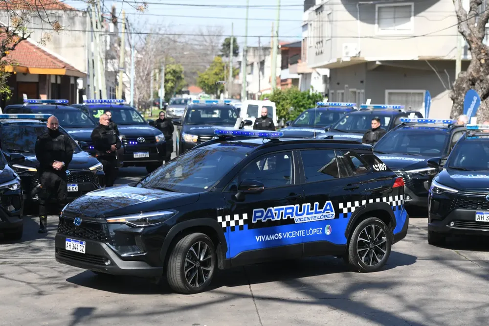 Vicente López refuerza su patrulla municipal con nuevas motos y camionetas blindadas