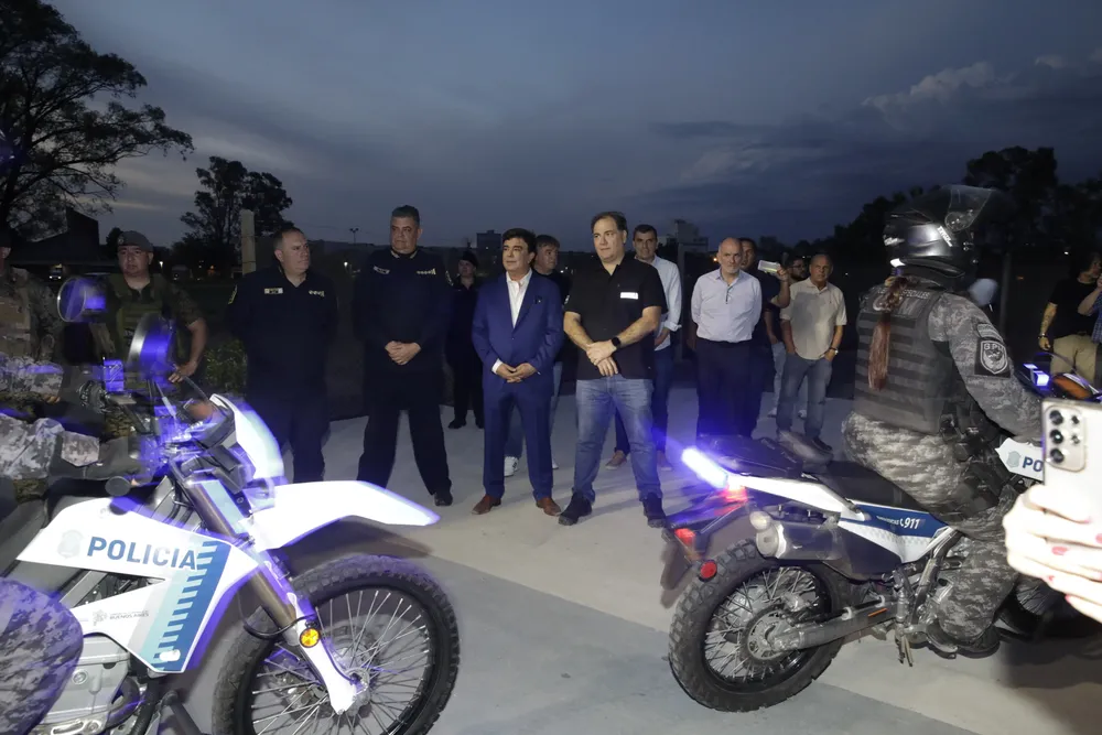 Fernando Espinoza y el Ministro Alonso pusieron en marcha una nueva base de fuerzas especiales de prevención en Ramos Mejía