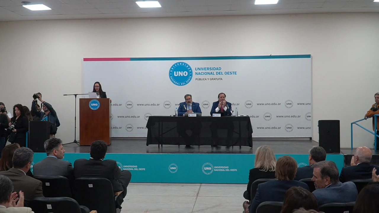Asumió Gustavo Soos como nuevo rector de la Universidad Nacional del Oeste