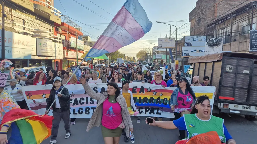 Se hizo la Primera Marcha del Orgullo LGBTIQ+ en José C. Paz
