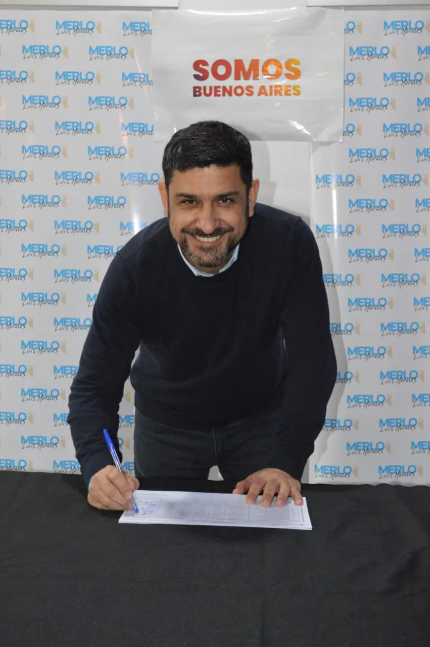 Luis Morales encabeza la lista de Somos Buenos Aires en Merlo como primer candidato a concejal